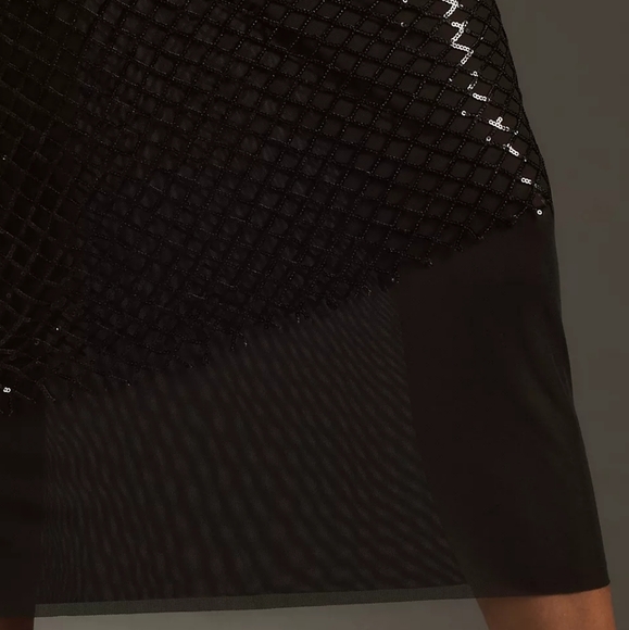 Anthropologie Sequin Netting Midi Skirt - Picture 3 of 9